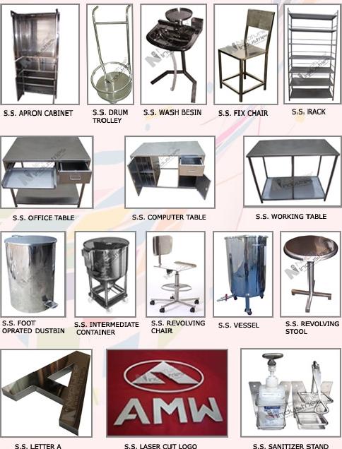 Manufacturers Exporters and Wholesale Suppliers of Pharmaceutical Stainless Steel Furniture Ahmedabad Gujarat